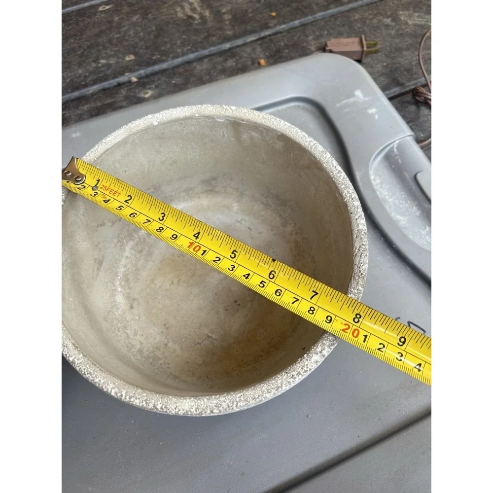 Succulent Planter - Indoor/Outdoor Cement? Planter Pot Gardening Set Of 2